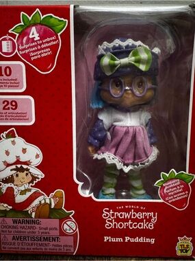 Strawberry Shortcake Plum Pudding Doll - Purple & Pink